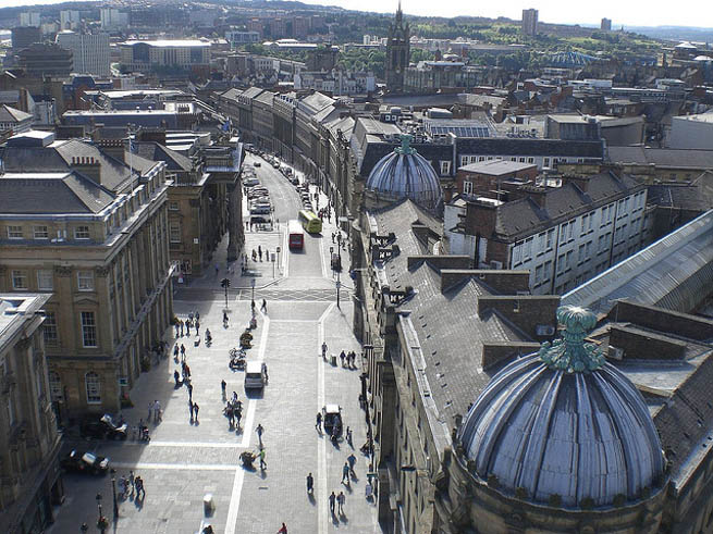 Newcastle upon Tyne, commonly known as Newcastle, is a city and metropolitan borough in Tyne and Wear, North East England.  CT