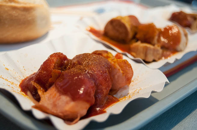 Currywurst is a fast food dish of German origin