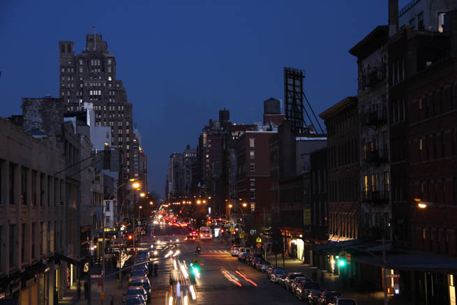 High Line is a 1-mile New York City linear park built on a 1.45-mile section of the elevated former New York Central Railroad spur called the West Side Line