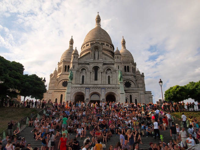 Sacré-Cœur, is a Roman Catholic church and minor basilica, dedicated to the Sacred Heart of Jesus, in Paris, France.