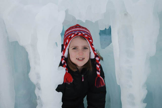 Icehotel is a hotel built each year with snow and ice 