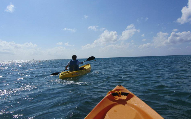 Kayaking in Paradise